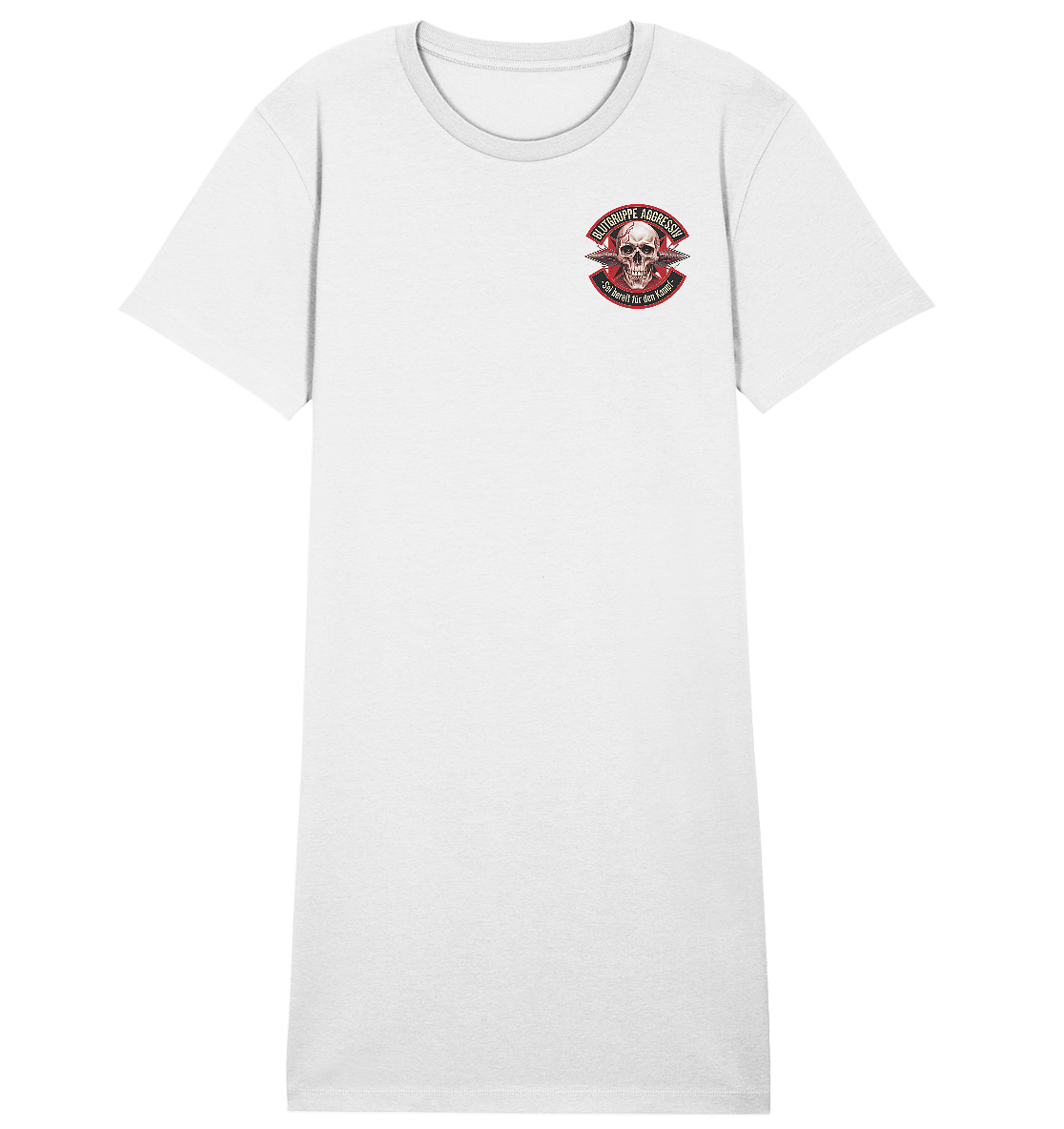 Blutgruppe Aggressiv - Ladies Organic Shirt Dress