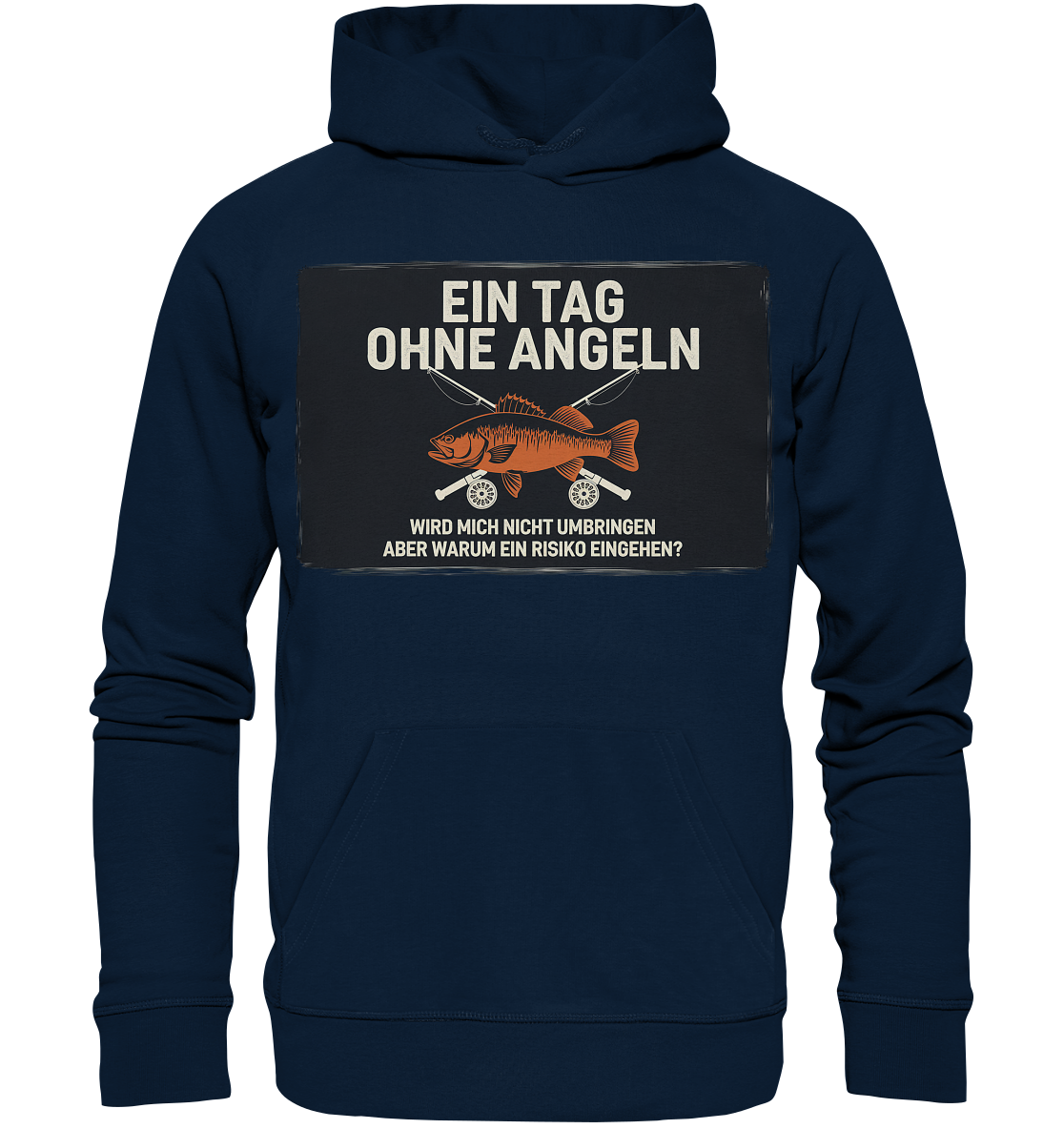 Angeln Ein Tag - Premium 350g/m² Hoodie
