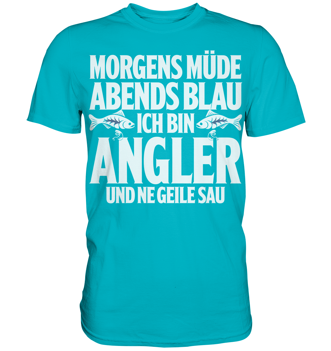 Angeln Morgens - Premium Shirt
