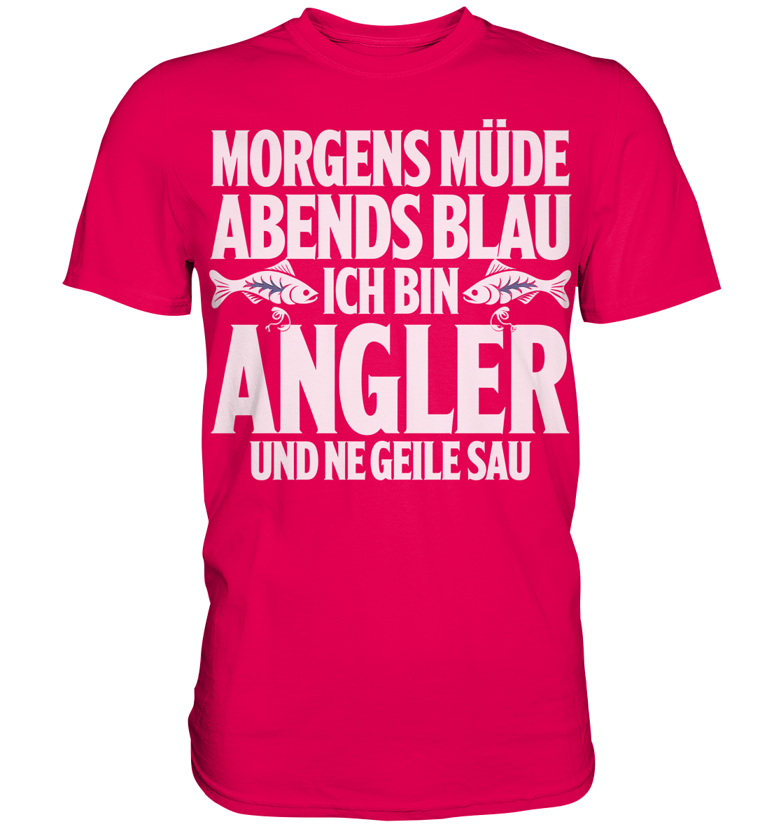 Angeln Morgens - Premium Shirt