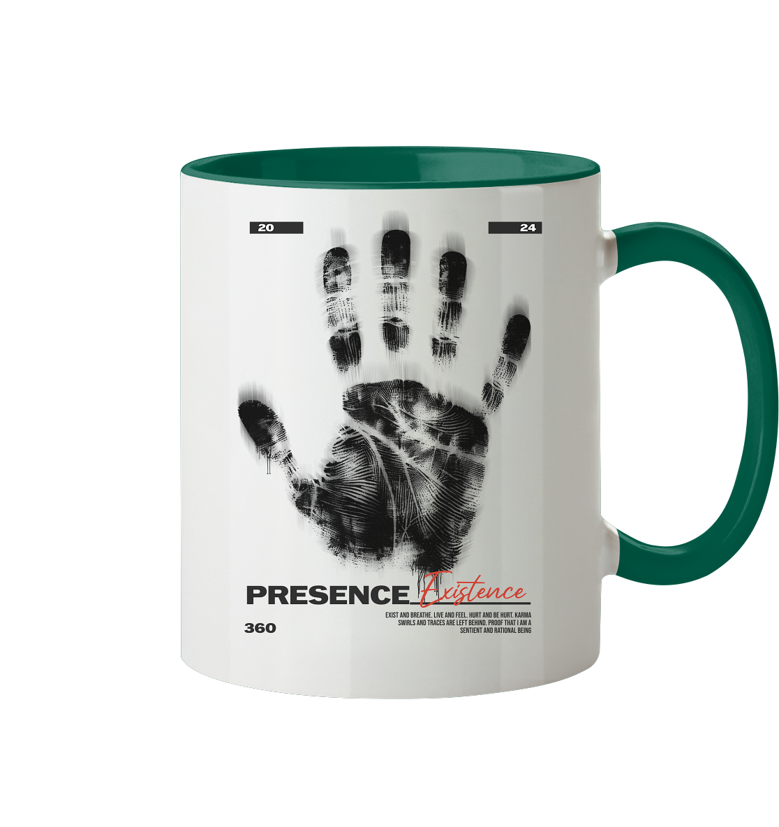 Tasse - zweifarbig mit zwei Seitendruck