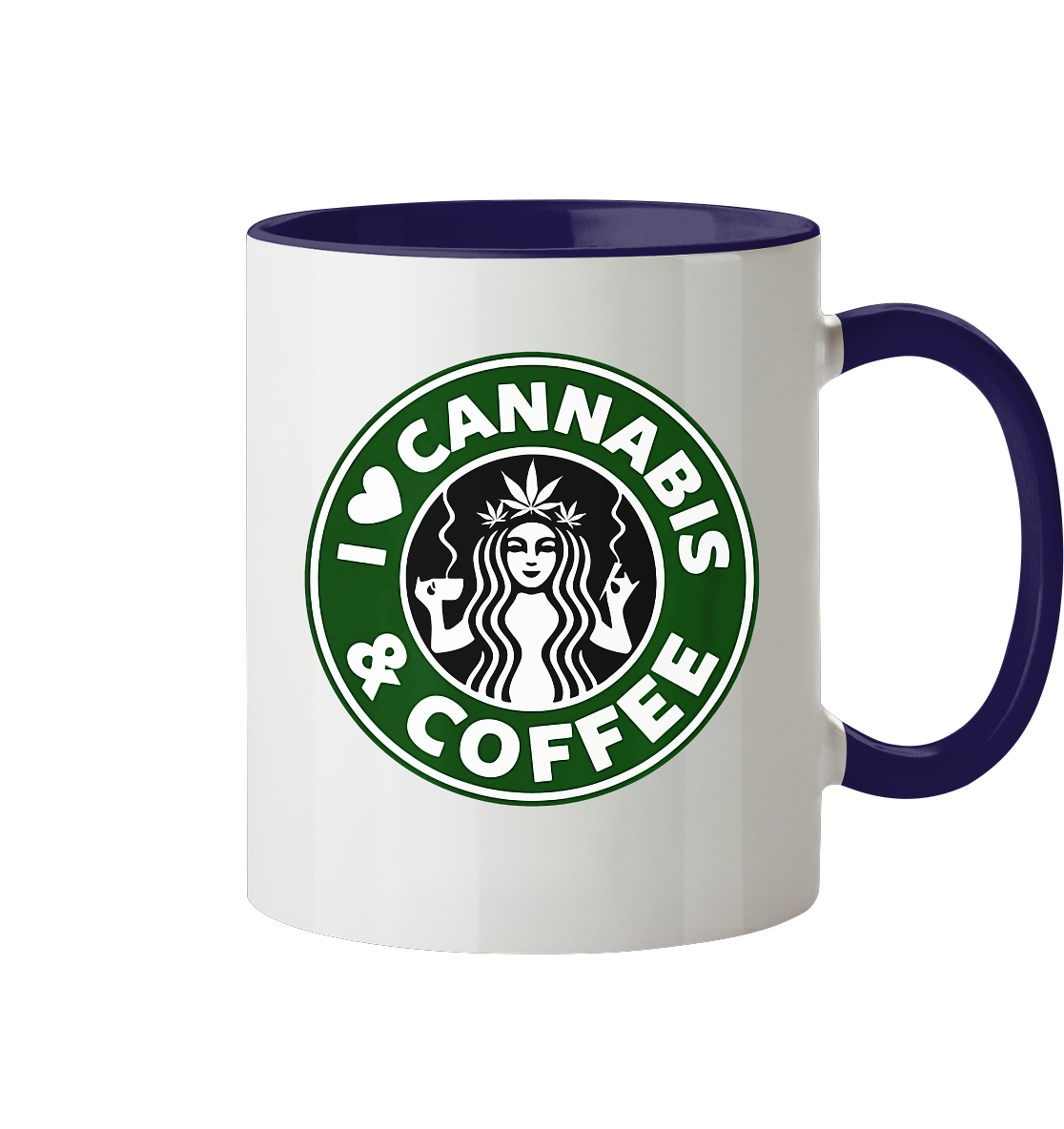 Tasse - zweifarbig mit zwei Seitendruck