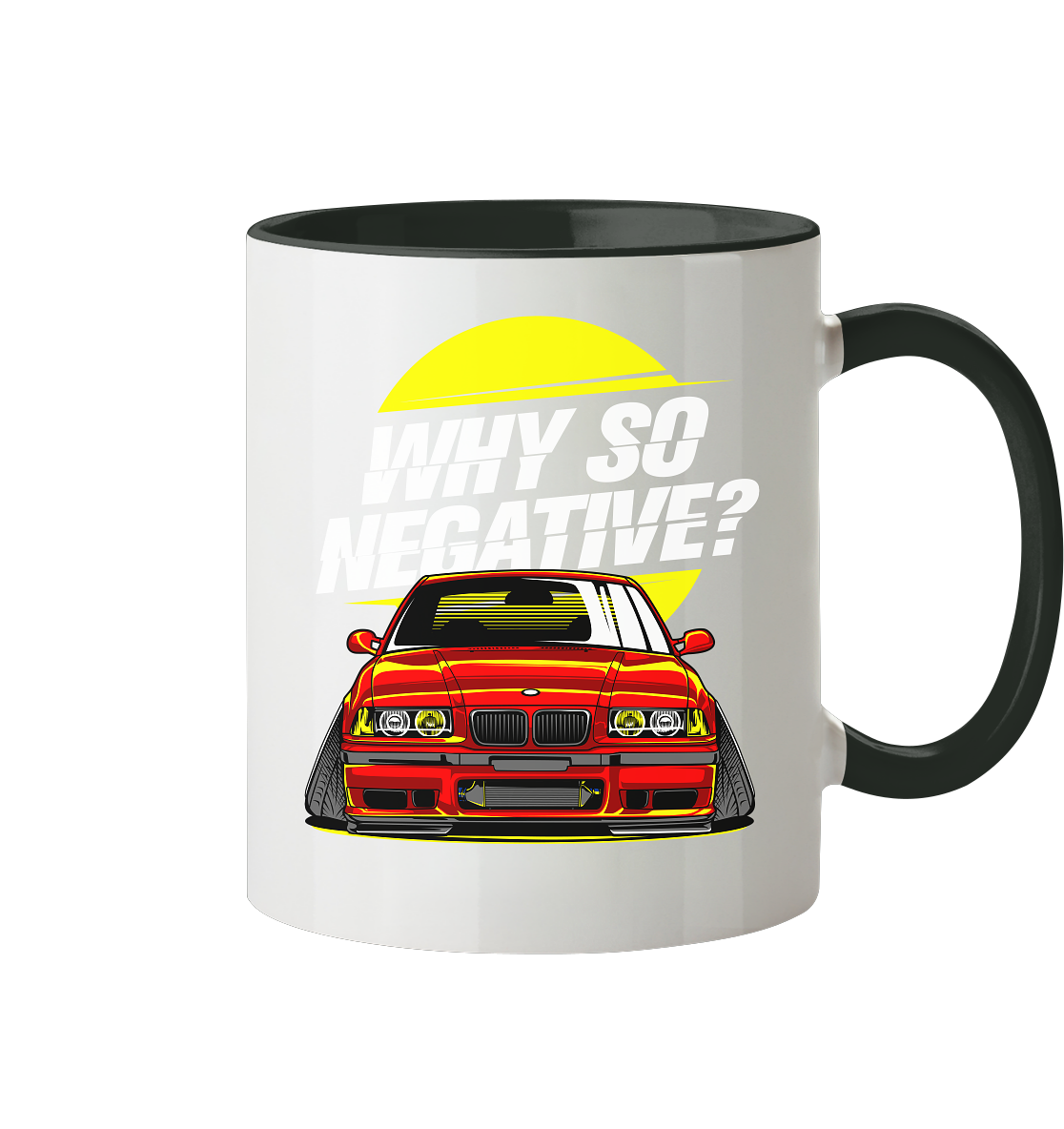 Tasse - zweifarbig mit zwei Seitendruck