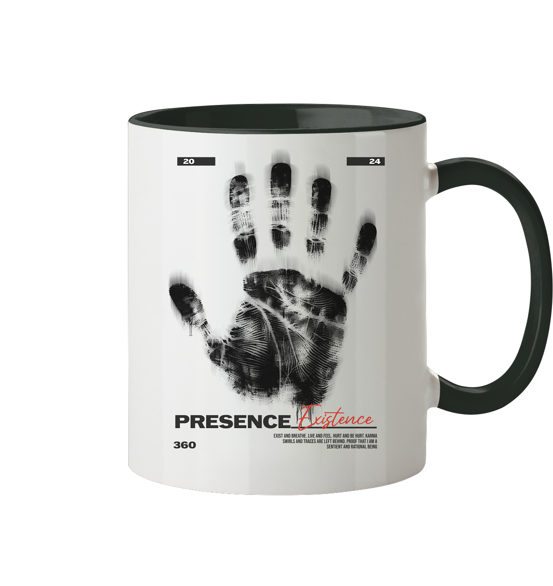 Tasse - zweifarbig mit zwei Seitendruck