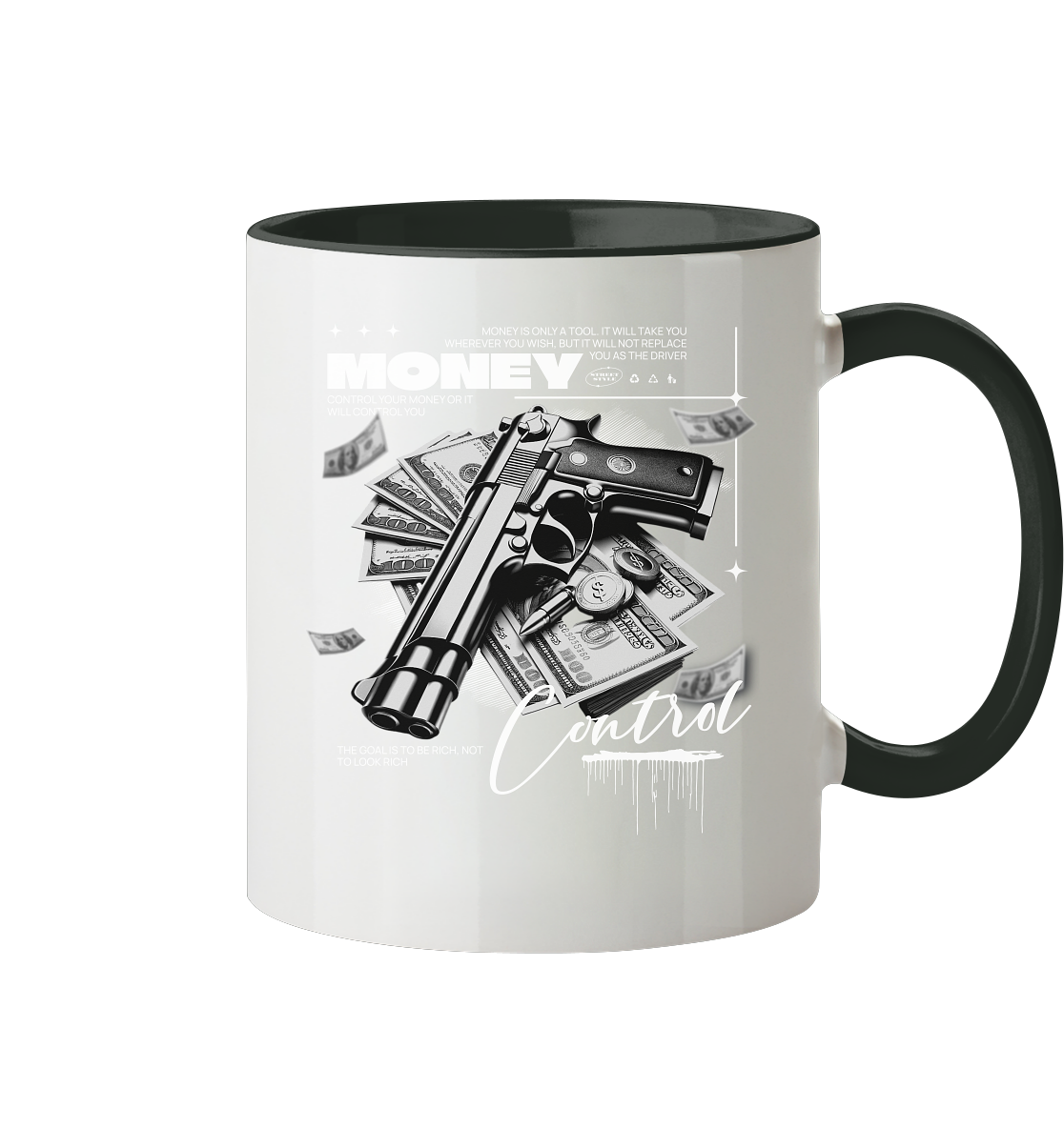 Tasse - zweifarbig mit zwei Seitendruck