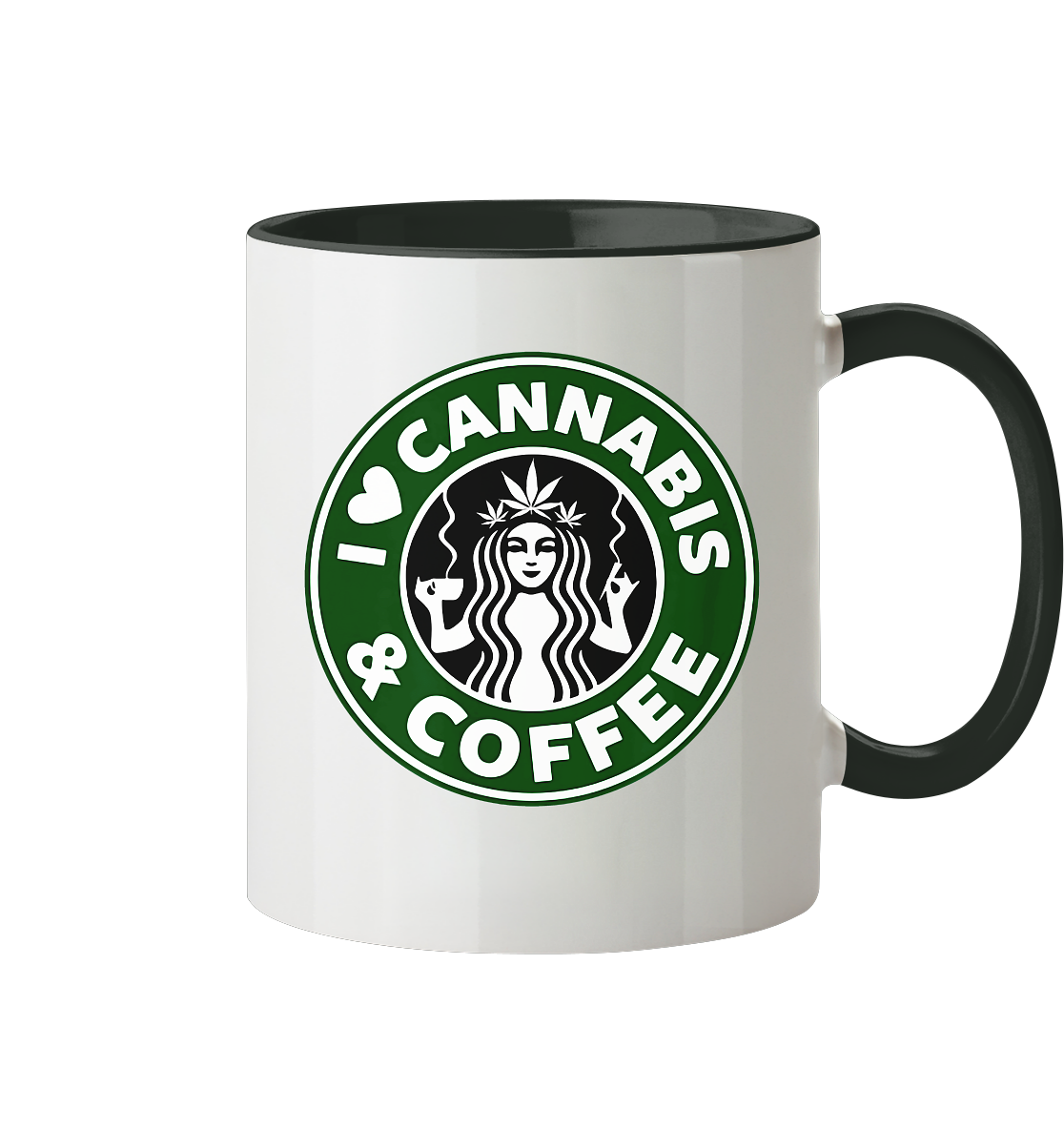 Tasse - zweifarbig mit zwei Seitendruck