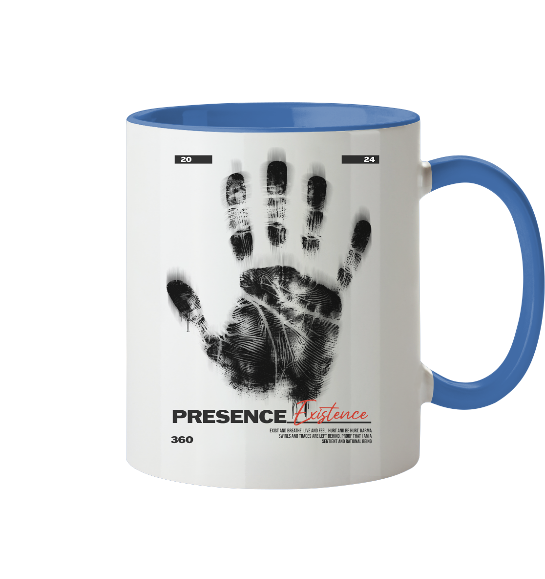 Tasse - zweifarbig mit zwei Seitendruck