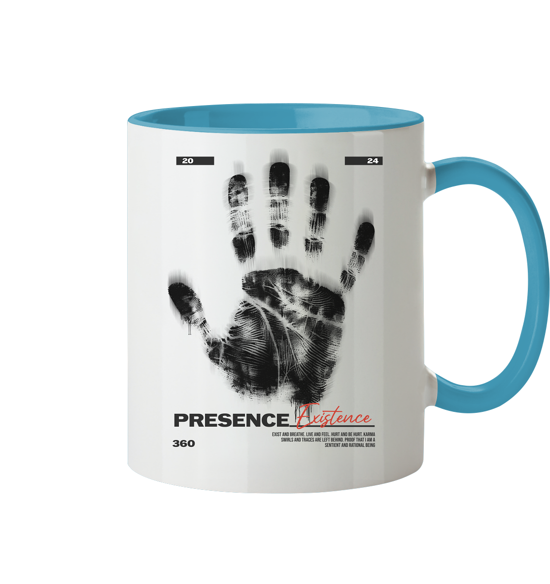 Tasse - zweifarbig mit zwei Seitendruck