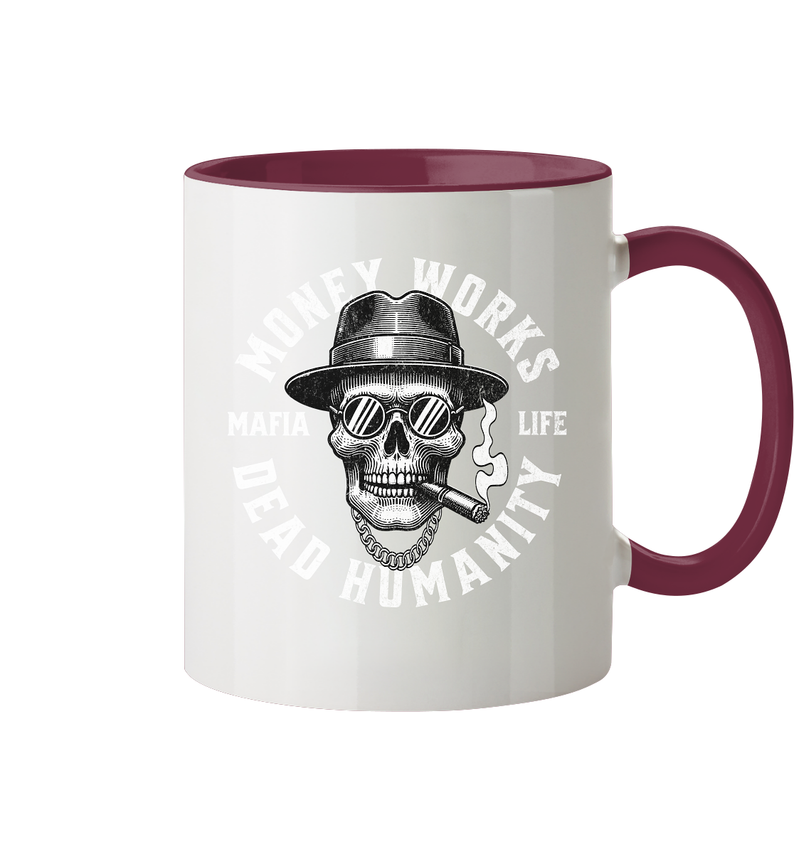 Tasse - zweifarbig mit zwei Seitendruck