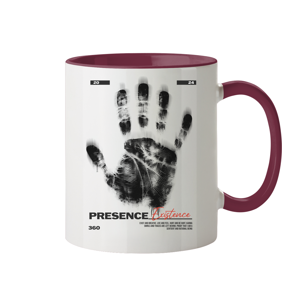 Tasse - zweifarbig mit zwei Seitendruck