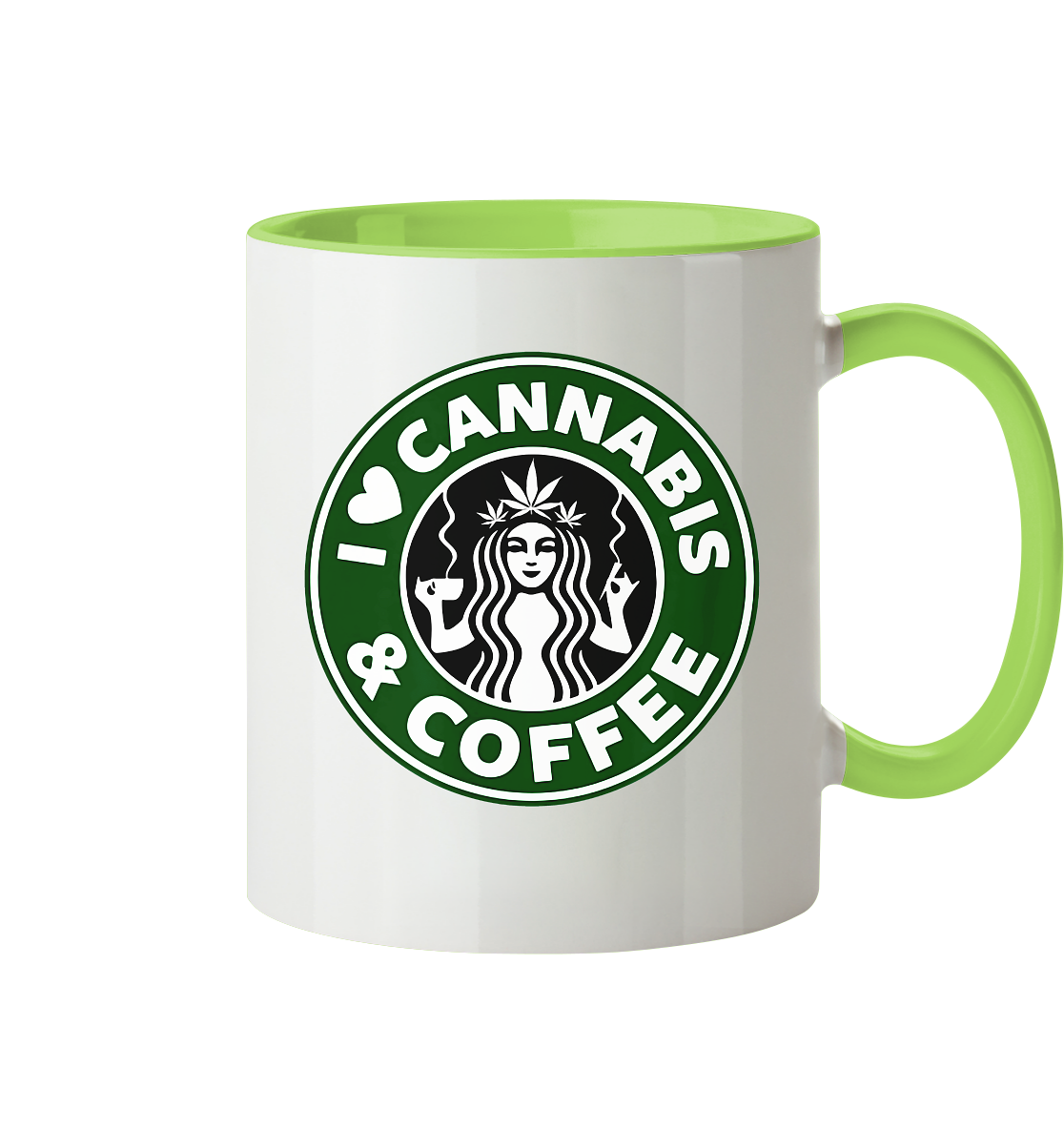 Tasse - zweifarbig mit zwei Seitendruck