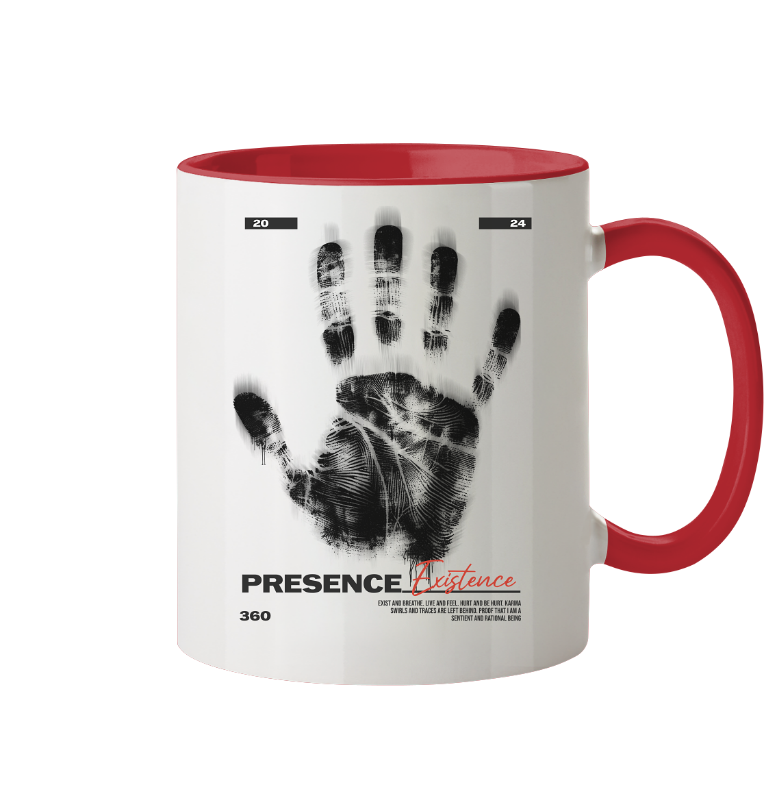 Tasse - zweifarbig mit zwei Seitendruck