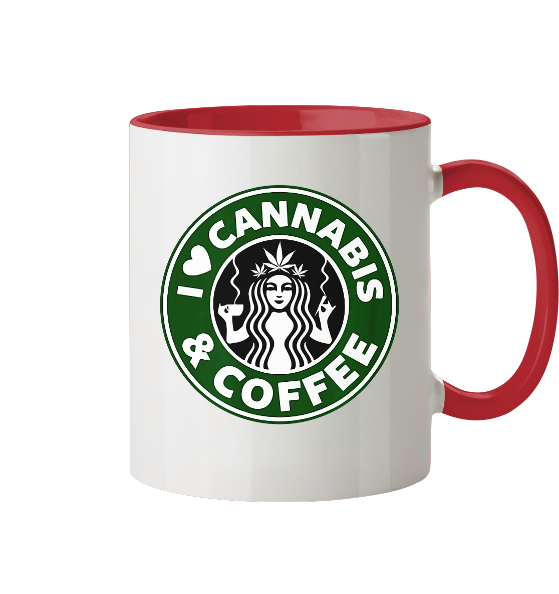 Tasse - zweifarbig mit zwei Seitendruck