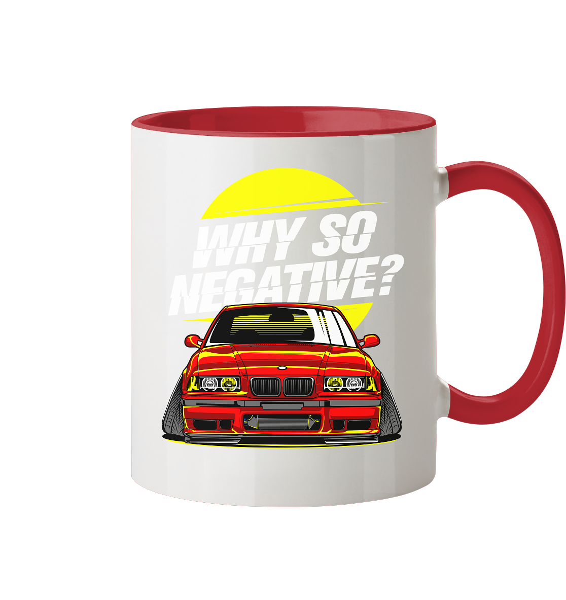 Tasse - zweifarbig mit zwei Seitendruck