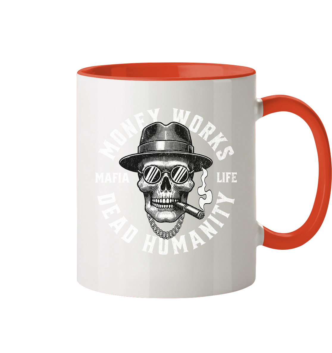 Tasse - zweifarbig mit zwei Seitendruck