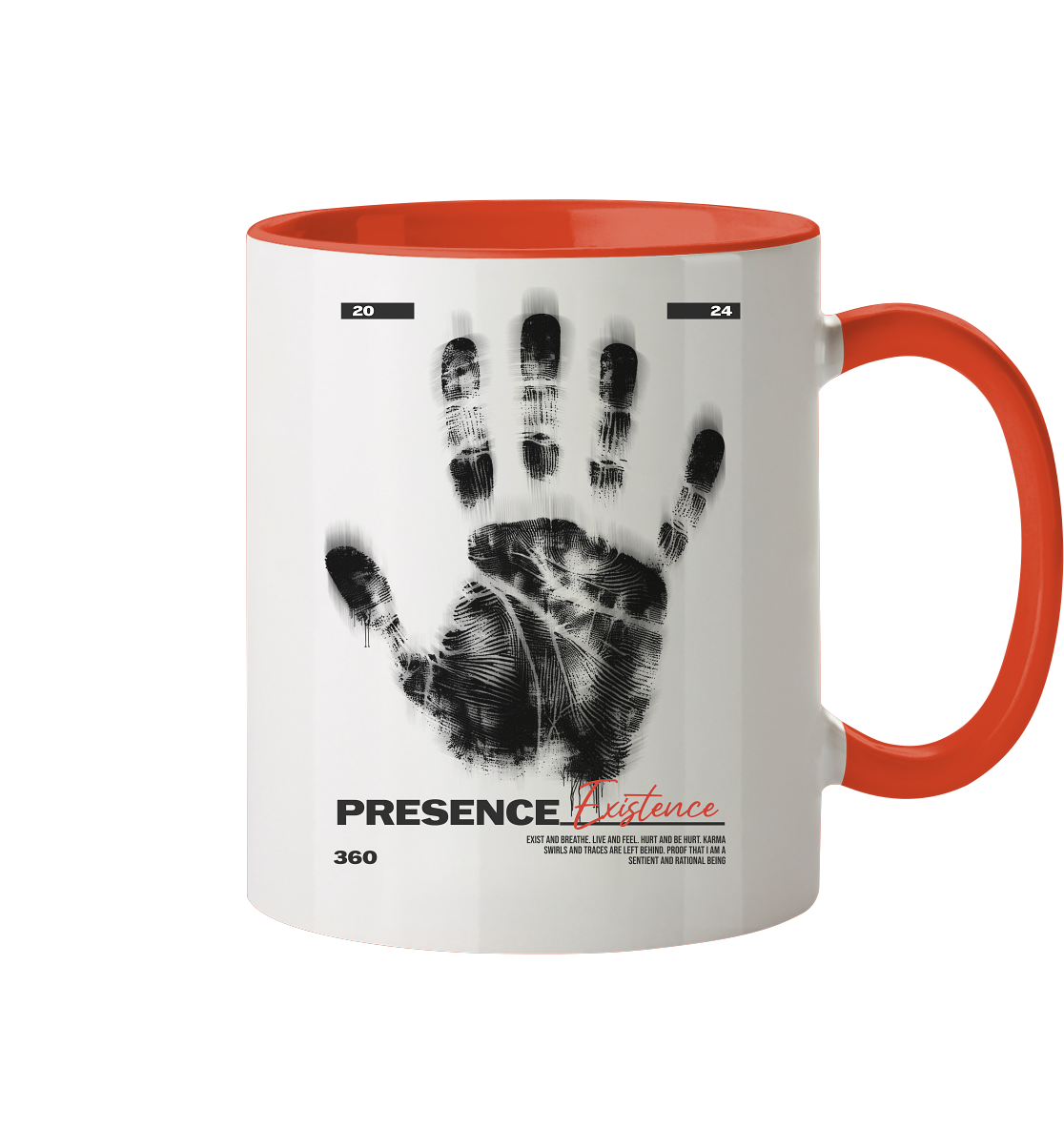 Tasse - zweifarbig mit zwei Seitendruck