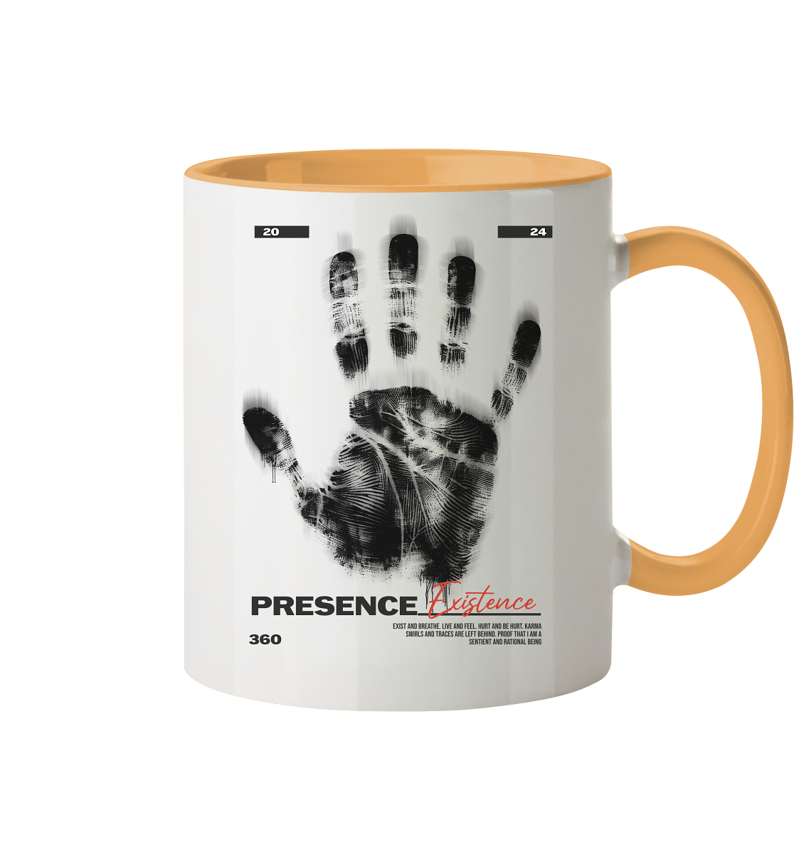 Tasse - zweifarbig mit zwei Seitendruck