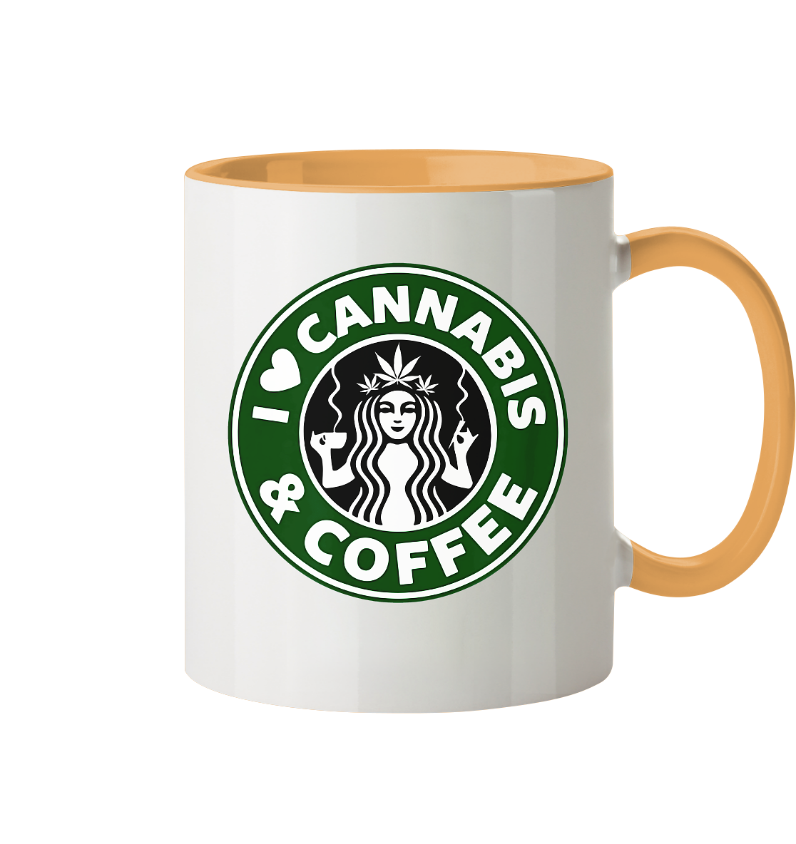 Tasse - zweifarbig mit zwei Seitendruck