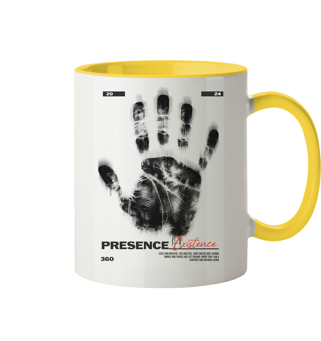 Tasse - zweifarbig mit zwei Seitendruck