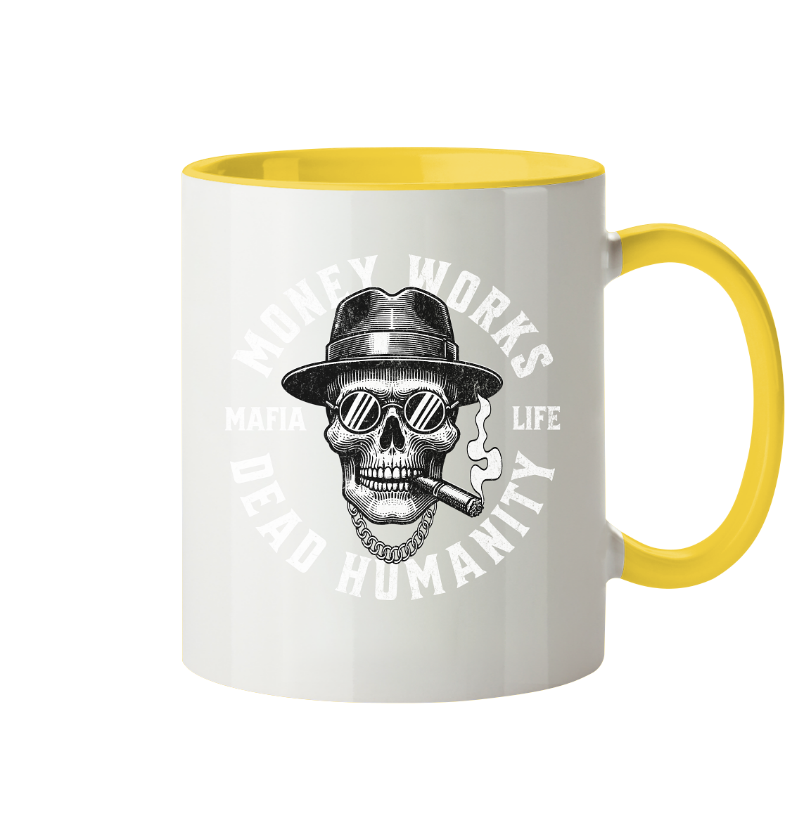 Tasse - zweifarbig mit zwei Seitendruck