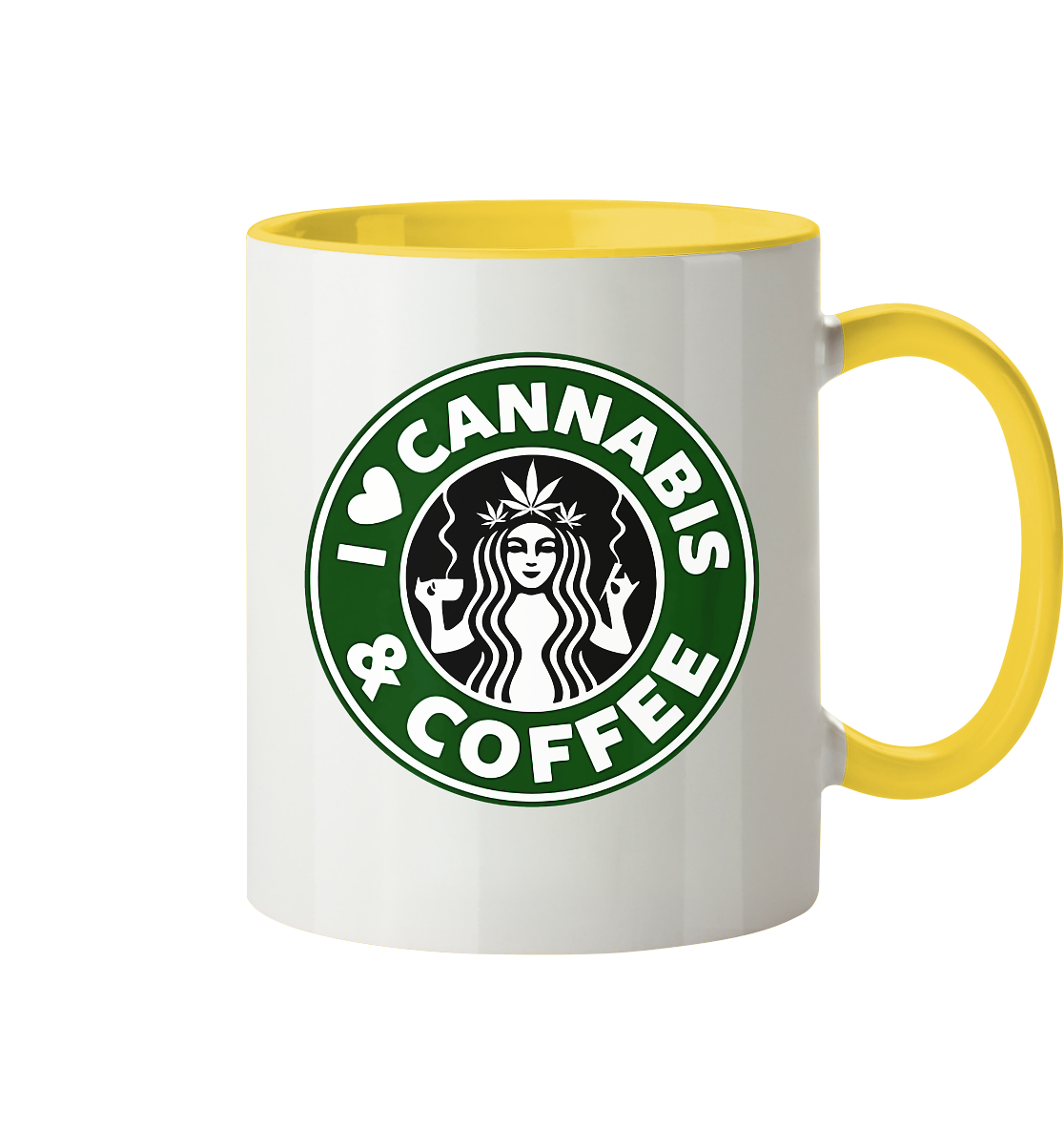 Tasse - zweifarbig mit zwei Seitendruck